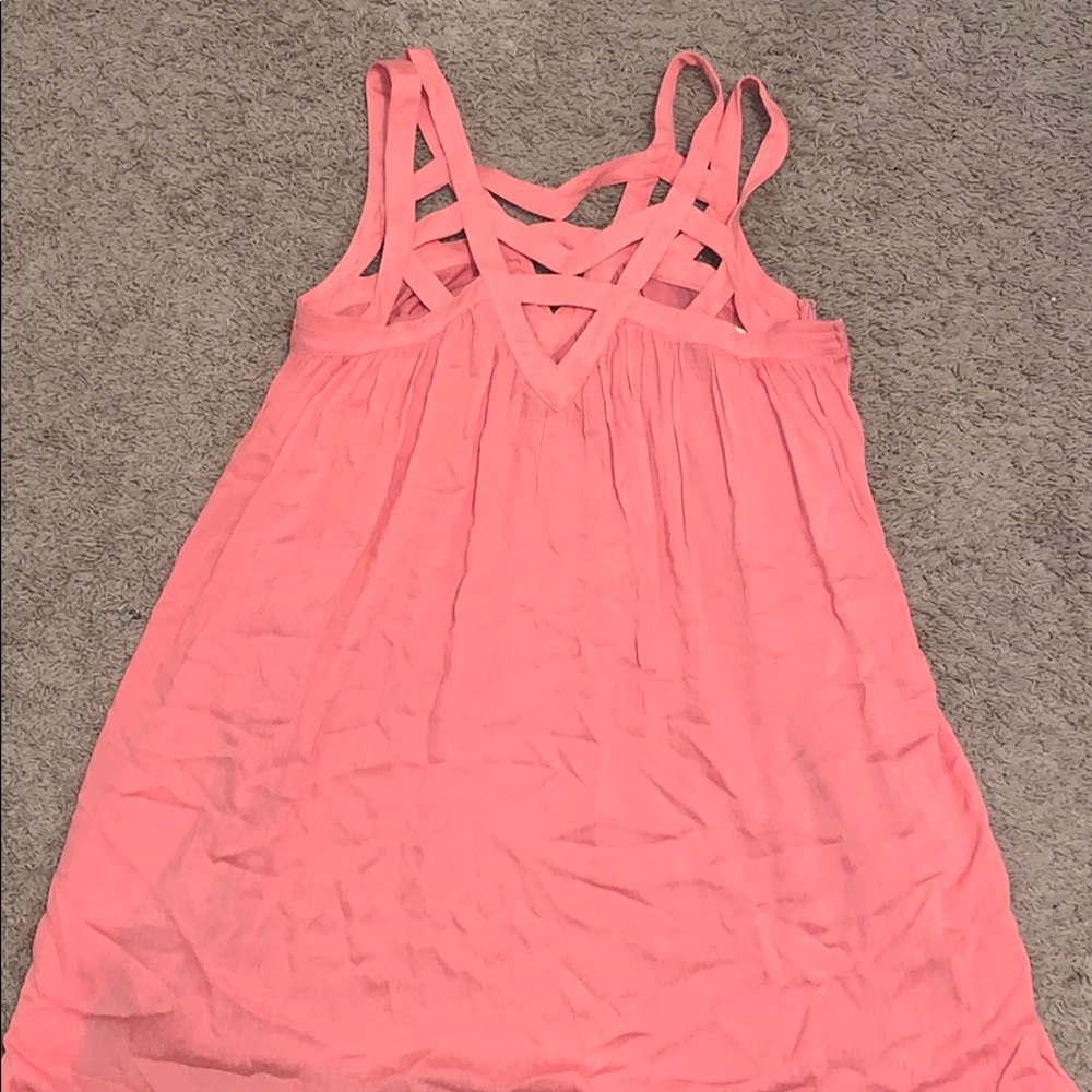 Coral dress
